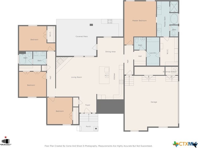101 Dawna Len Dr, Burnet, TX 78611 - room layout