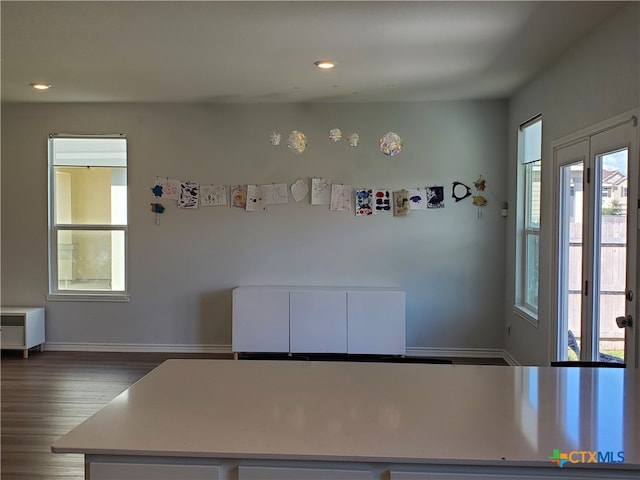 unfurnished bedroom featuring wood-type flooring