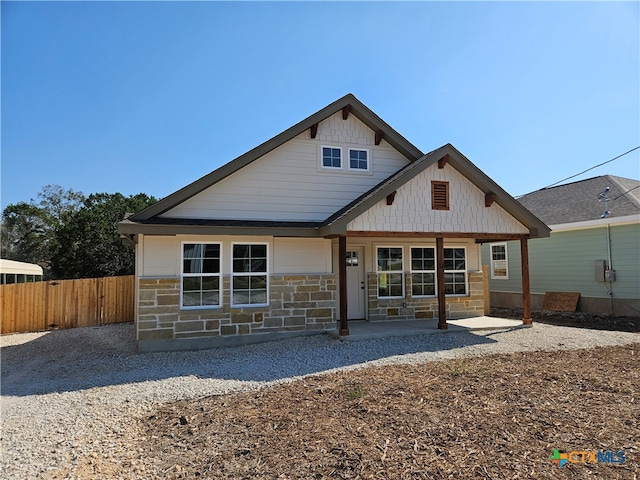 back of house featuring a patio