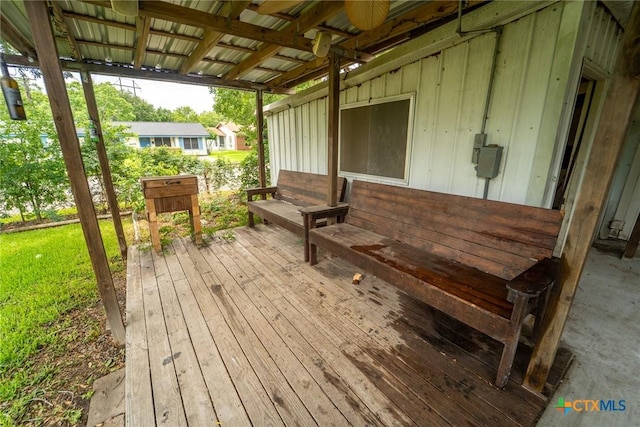 3001 Hummingbird St, Victoria, TX 77901 - view of wooden terrace