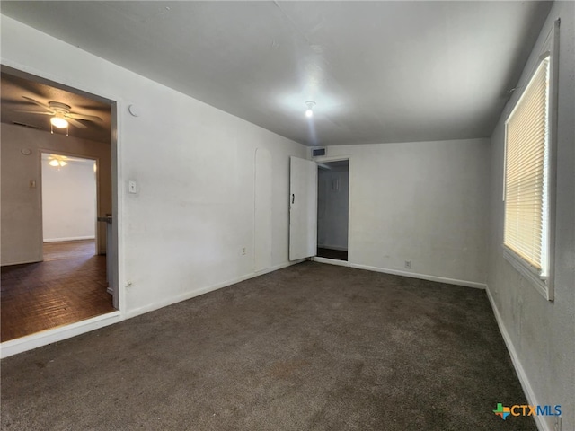 4305 Willow St, Corpus Christi, TX 78411 - carpeted spare room with a ceiling fan and baseboards