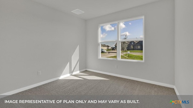 620 Radley Rd, Lockhart, TX 78644 - spare room featuring carpet and baseboards