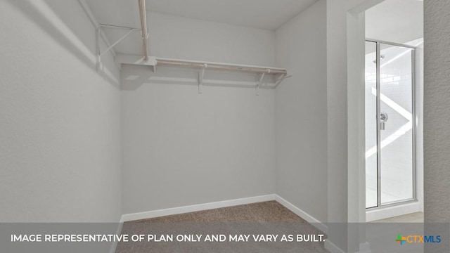 620 Radley Rd, Lockhart, TX 78644 - walk in closet featuring carpet floors