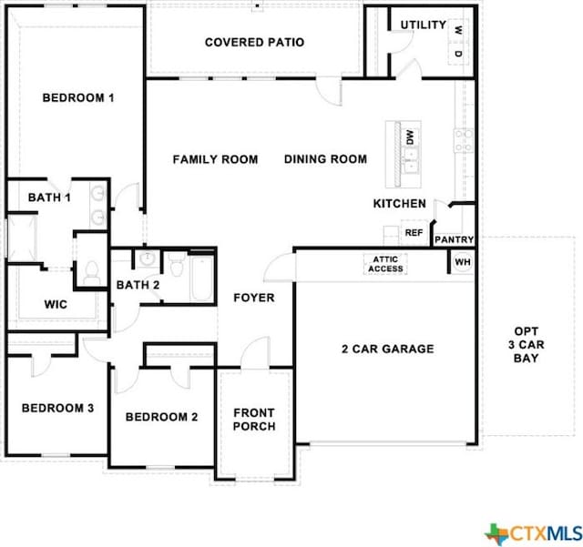 620 Radley Rd, Lockhart, TX 78644 - property floor plan