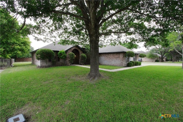 2216 Smith Bluff Rd, Salado, TX 76571 - view of ranch-style home