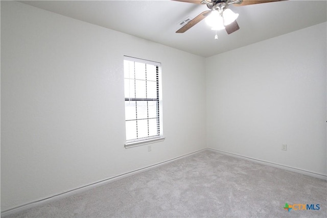 2216 Smith Bluff Rd, Salado, TX 76571 - empty room featuring ceiling fan, carpet flooring, and baseboards