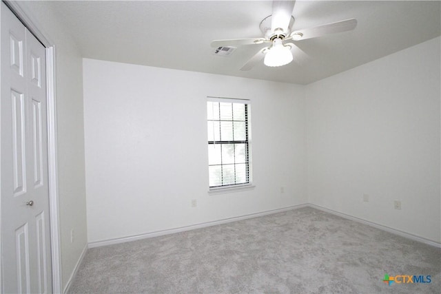 2216 Smith Bluff Rd, Salado, TX 76571 - unfurnished bedroom featuring carpet floors, baseboards, ceiling fan, and a closet