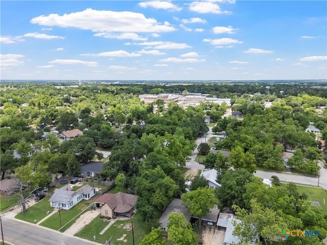 aerial view of residential area