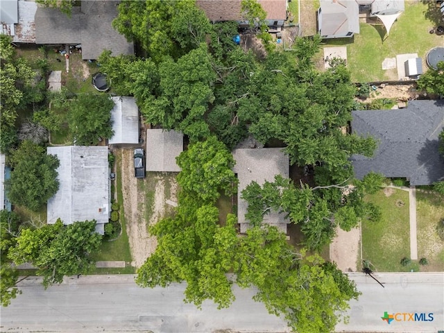 aerial view of residential area