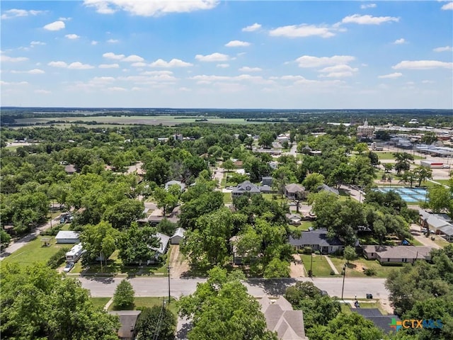 aerial perspective of suburban area