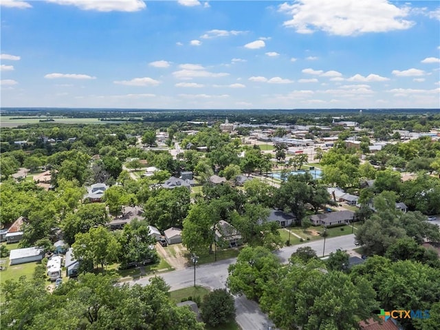 aerial view of residential area
