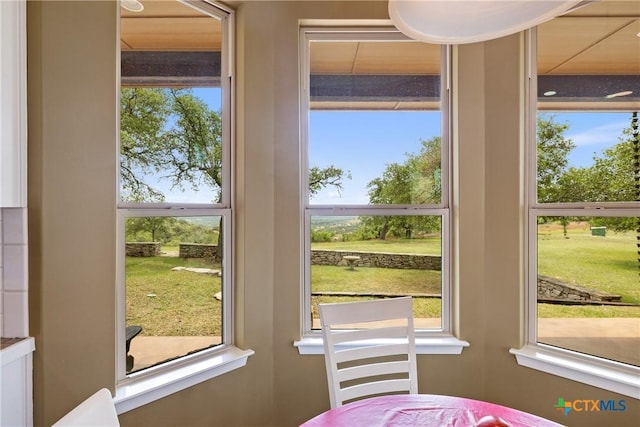 view of doorway to outside