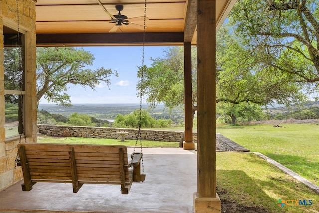 view of patio