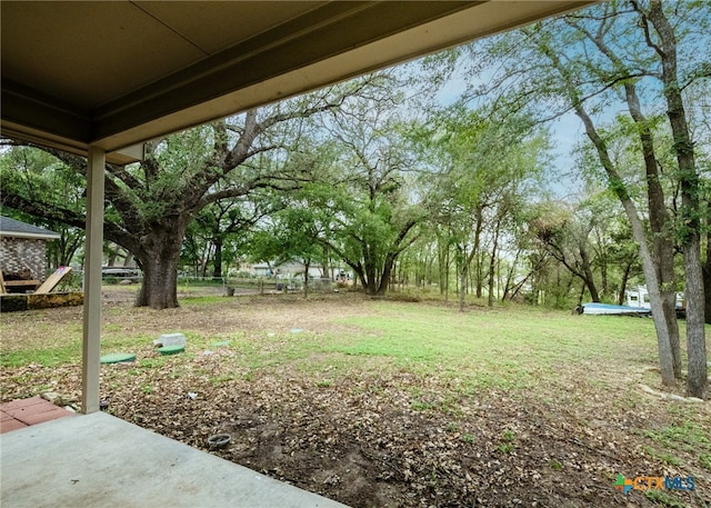 view of yard