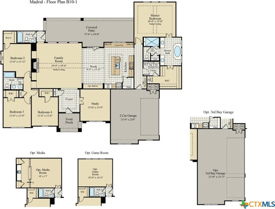 6920 Louis Qualls Ln, Temple, TX 76502 - property floor plan