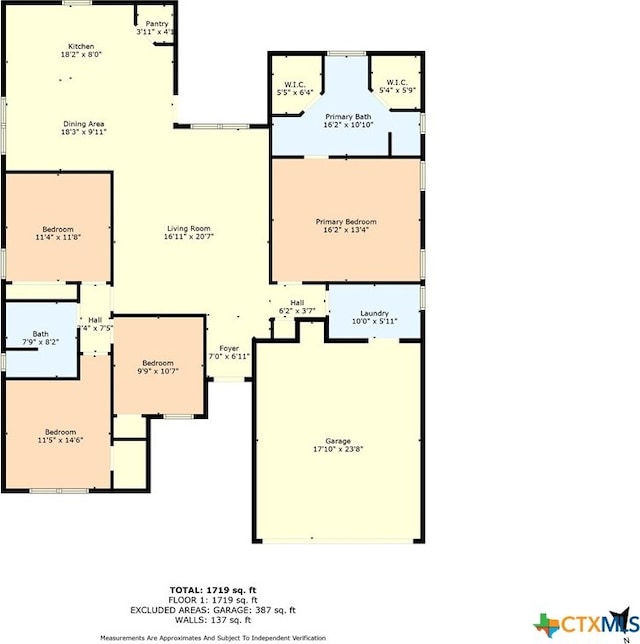3305 Crystal Ann Dr, Temple, TX 76502 - view of property floor plan