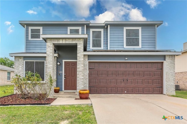 5304 Oster Dr, Killeen, TX 76542 - view of front of home featuring driveway and a garage