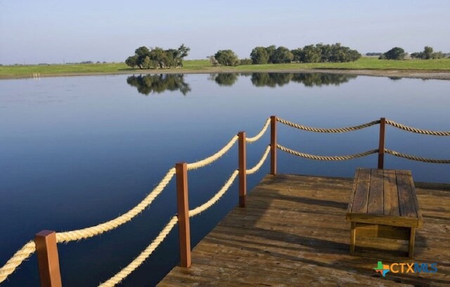 3256 Pablo Cir, Round Rock, TX 78665 - dock area featuring a water view