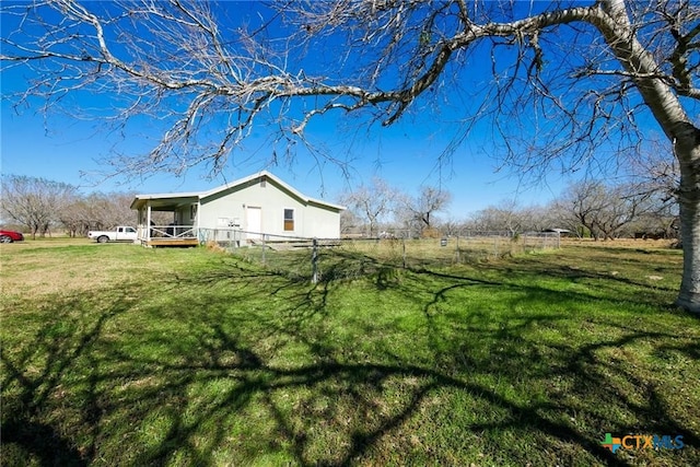 view of yard