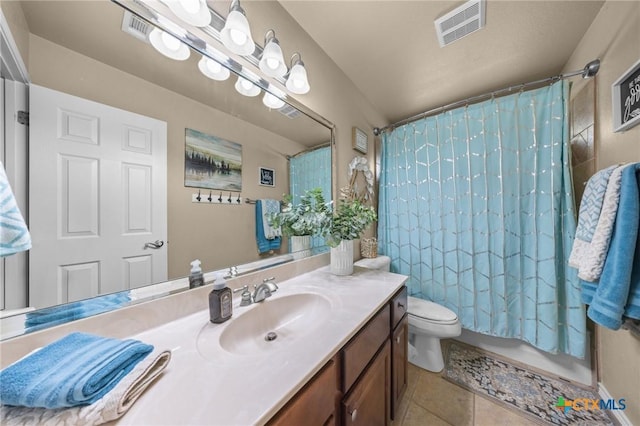 8717 Surrey Ct, Temple, TX 76502 - full bath with tile patterned floors and vanity
