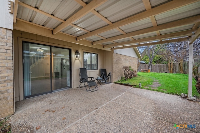 view of patio / terrace