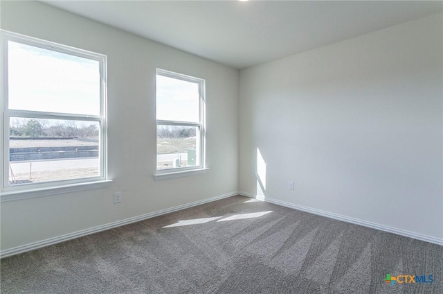 empty room featuring carpet floors