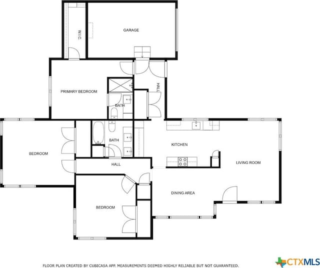 1600 N Beal St, Belton, TX 76513 - view of floor plan / room layout