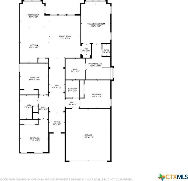 521 Kirkhill St, Hutto, TX 78634 - property floor plan