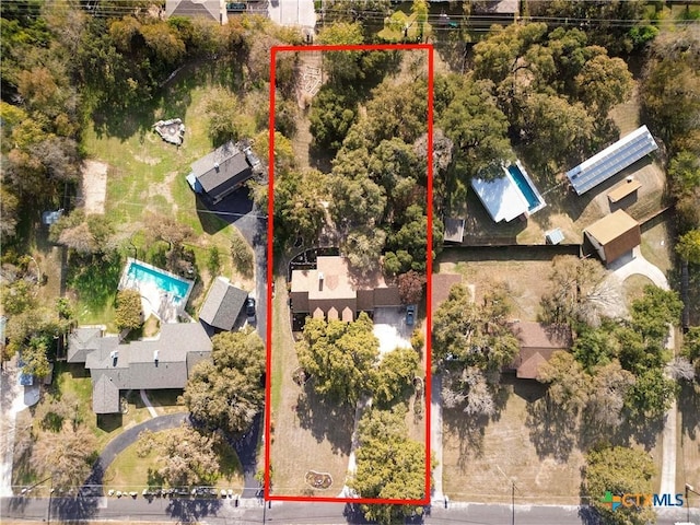 3701 Del Robles Dr, Austin, TX 78727 - birds eye view of property