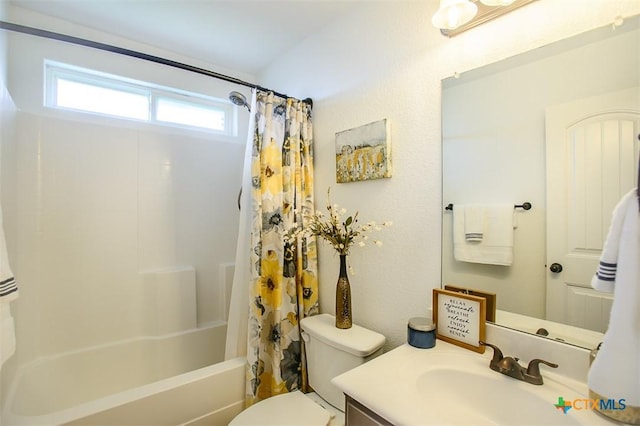 7202 Bose Ikard Dr, Killeen, TX 76549 - full bathroom with shower / bath combo with shower curtain and vanity