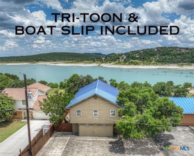 131 Cedar Tree Ln, Canyon Lake, TX 78133 - aerial view of property and surrounding area featuring a nearby body of water