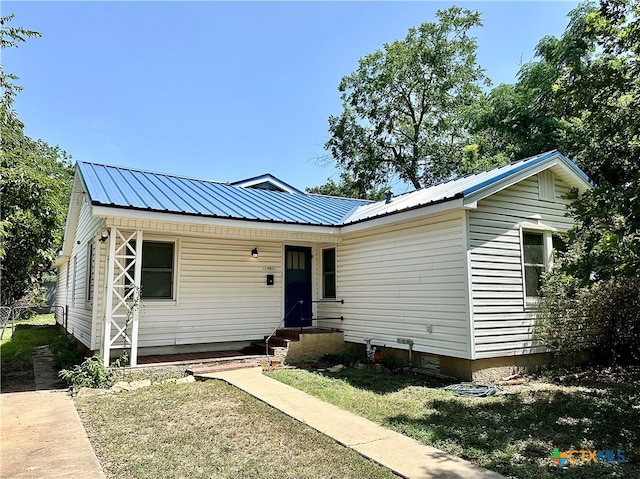 view of front of home