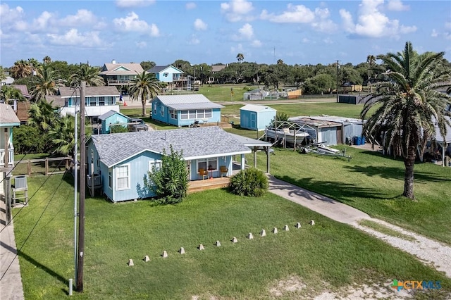 819 S Magnolia St, Rockport, TX 78382 - view from above of property