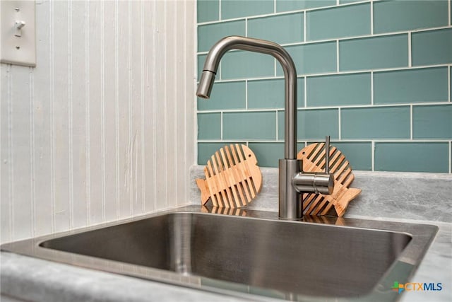 819 S Magnolia St, Rockport, TX 78382 - kitchen view of a sink and stainless steel countertops