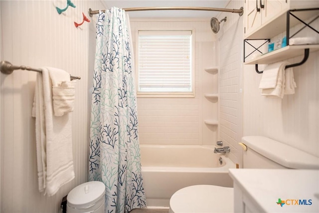 819 S Magnolia St, Rockport, TX 78382 - bathroom featuring shower / bathtub combination with curtain and vanity