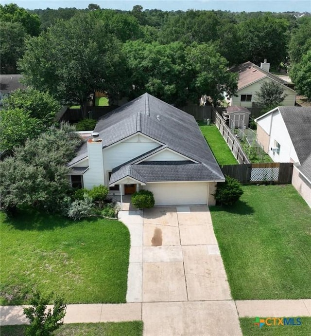 22631 John Rolfe Ln, Katy, TX 77449 - aerial view of property and surrounding area
