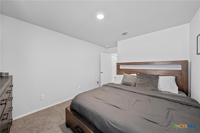 bedroom featuring carpet flooring