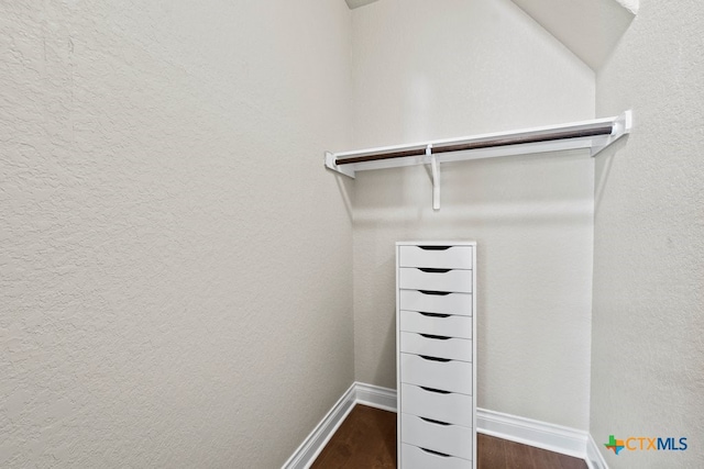 1169 Creek Cyn, New Braunfels, TX 78132 - walk in closet featuring dark wood-style flooring