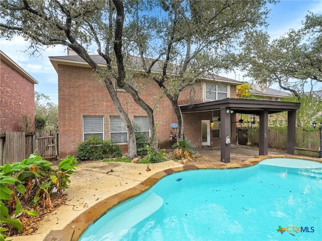 view of pool