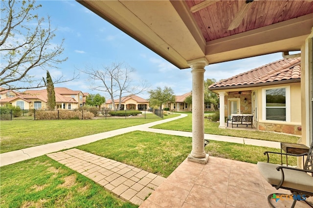 view of patio