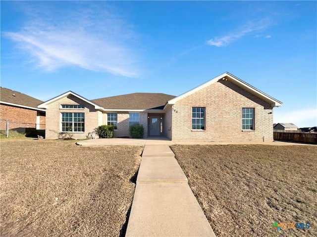 view of ranch-style house