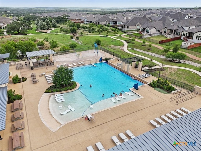 2024 Cowan Dr, New Braunfels, TX 78132 - community pool with a residential view