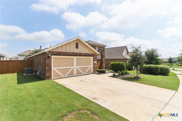 2024 Cowan Dr, New Braunfels, TX 78132 - view of front of house featuring brick siding, board and batten siding, and driveway