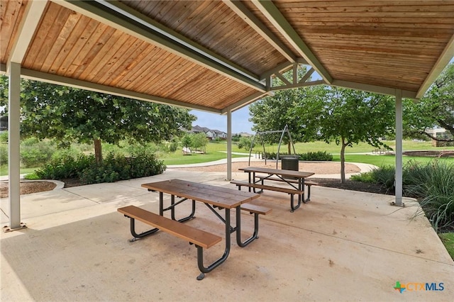 2024 Cowan Dr, New Braunfels, TX 78132 - view of property's community with a patio