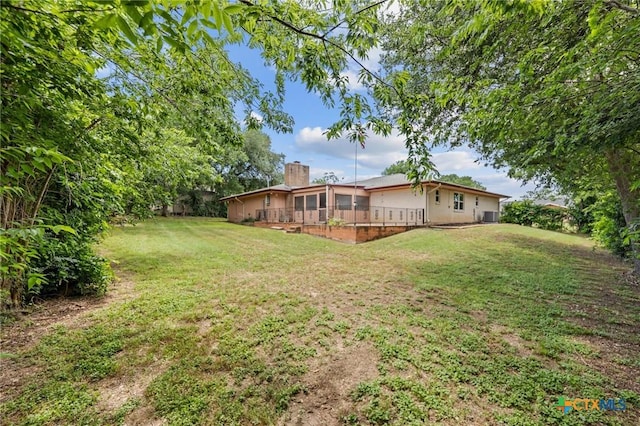 707 Dianne Dr, Copperas Cove, TX 76522 - view of grassy yard featuring central AC