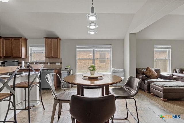 6203 Morganite Dr, Killeen, TX 76542 - dining room featuring healthy amount of natural light and beverage cooler