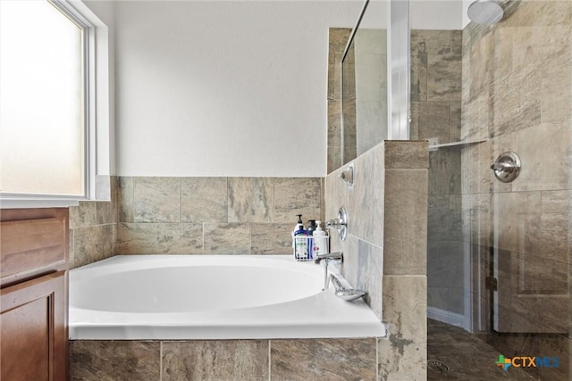 6203 Morganite Dr, Killeen, TX 76542 - bathroom with a shower stall and a garden tub