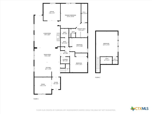 6203 Morganite Dr, Killeen, TX 76542 - floor plan / room layout