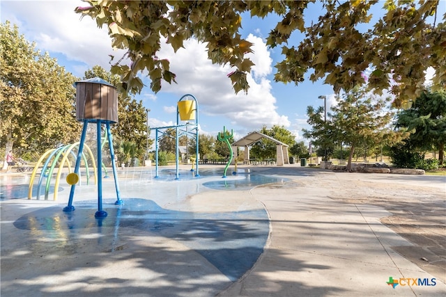 view of jungle gym