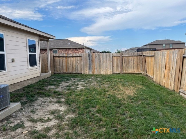 1421 Breanna Ln, Kyle, TX 78640 - view of yard with central air condition unit